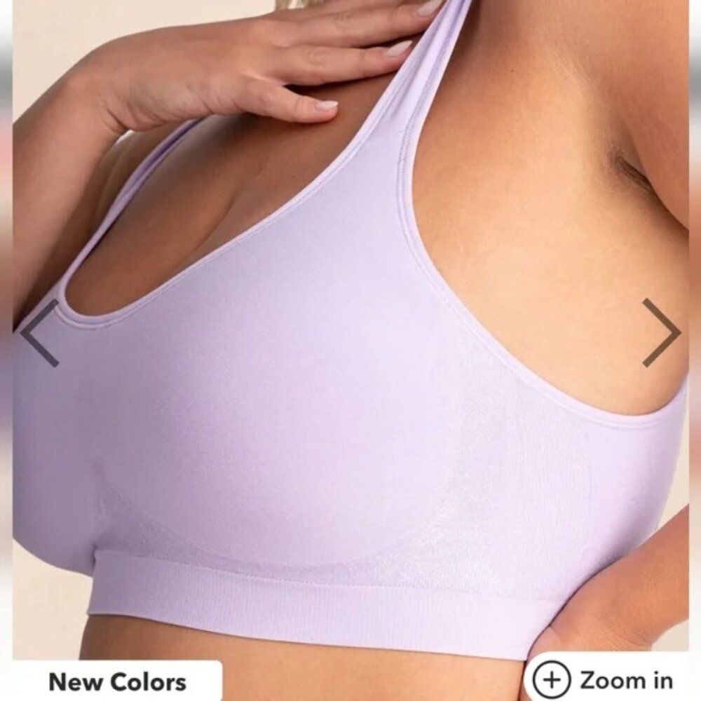 SHAPERMINT Truekind® NIP $55  Daily Comfort Wireless Shaper Bra Beige - Picture 5 of 6